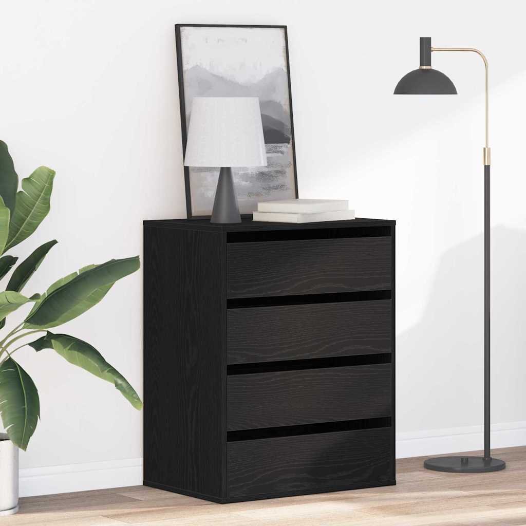vidaXL Corner Chest of Drawers Engineered Wood Height 76 cm
