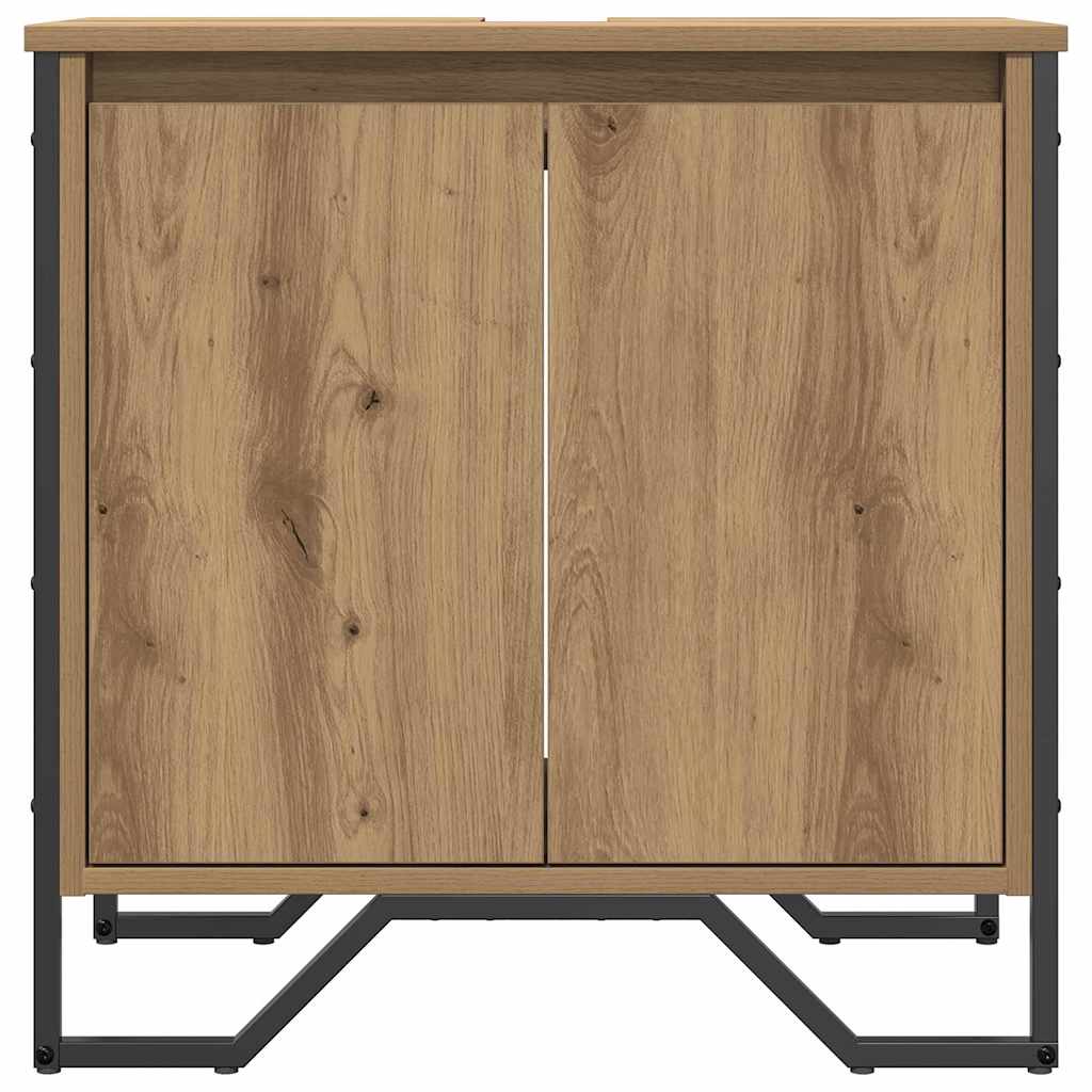 vidaXL Bathroom Sink Cabinet Artisan Oak 60 x 35 x 60 cm 6