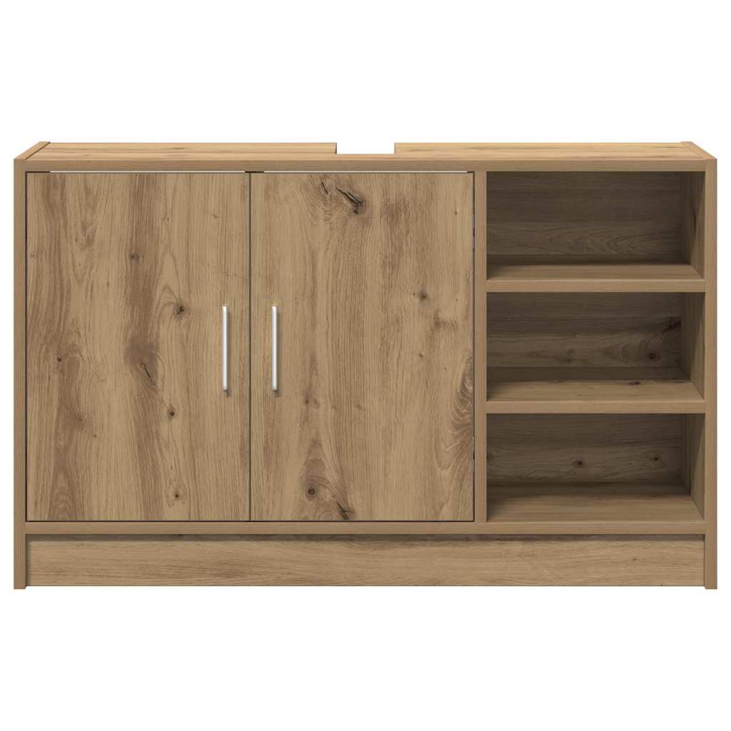 vidaXL Bathroom Cabinet Artisan Oak 90 x 29 x 55 cm Engineered wood 6
