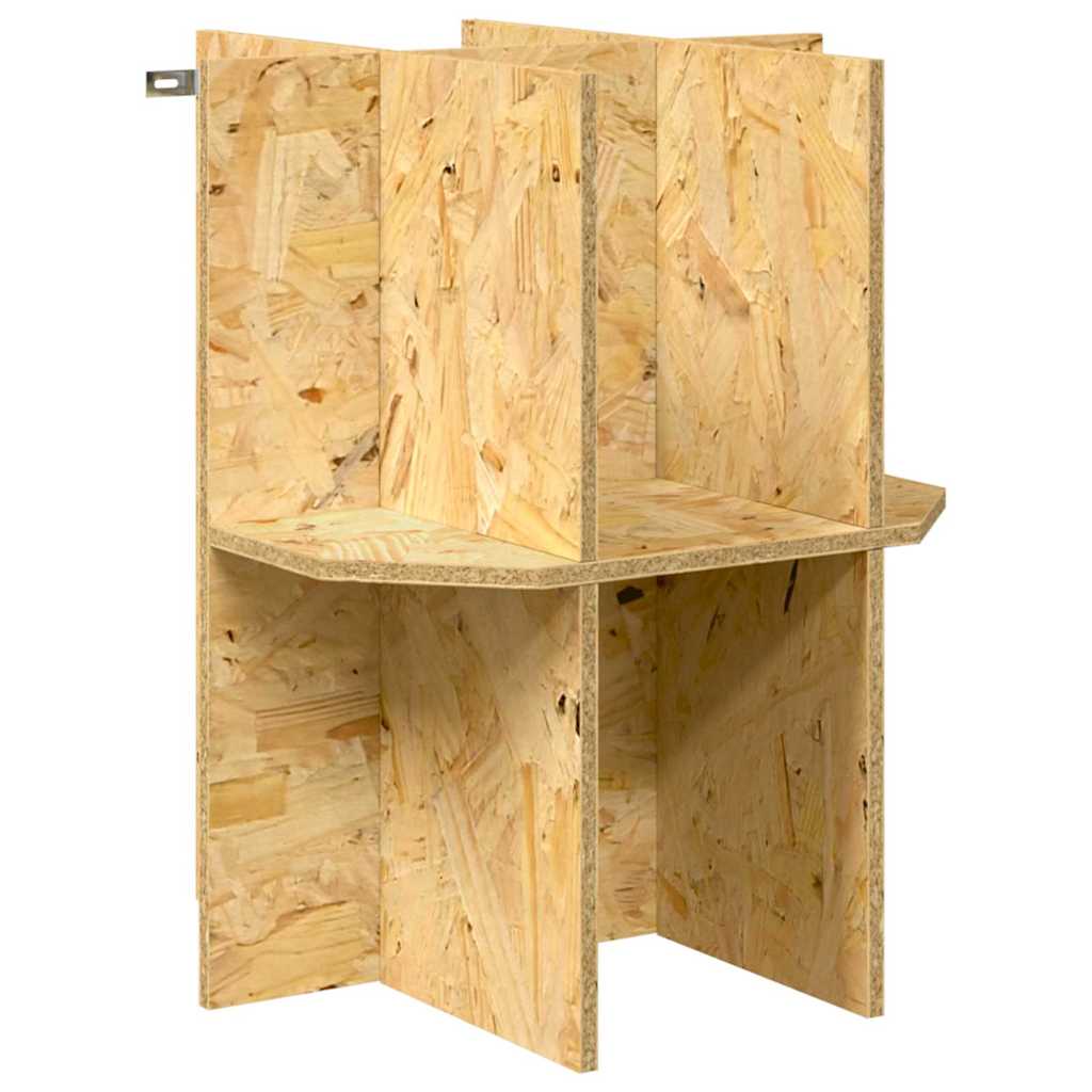 vidaXL Terrarium Brown 40 x 40 x 90 cm OSB 6