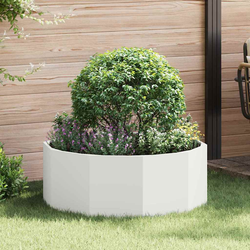 vidaXL Planter 90 x 90 x 35 cm Steel