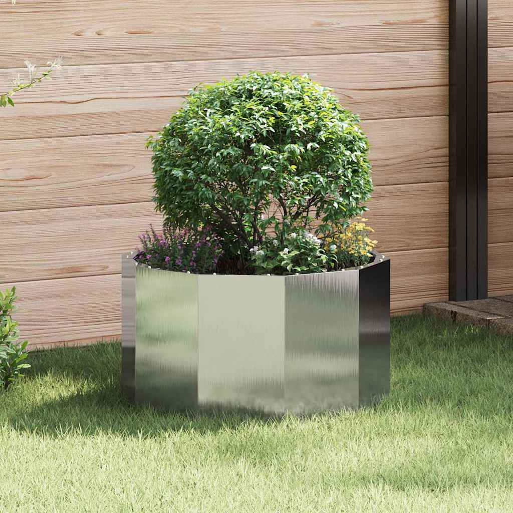 vidaXL Planter 60 x 60 x 35 cm Steel
