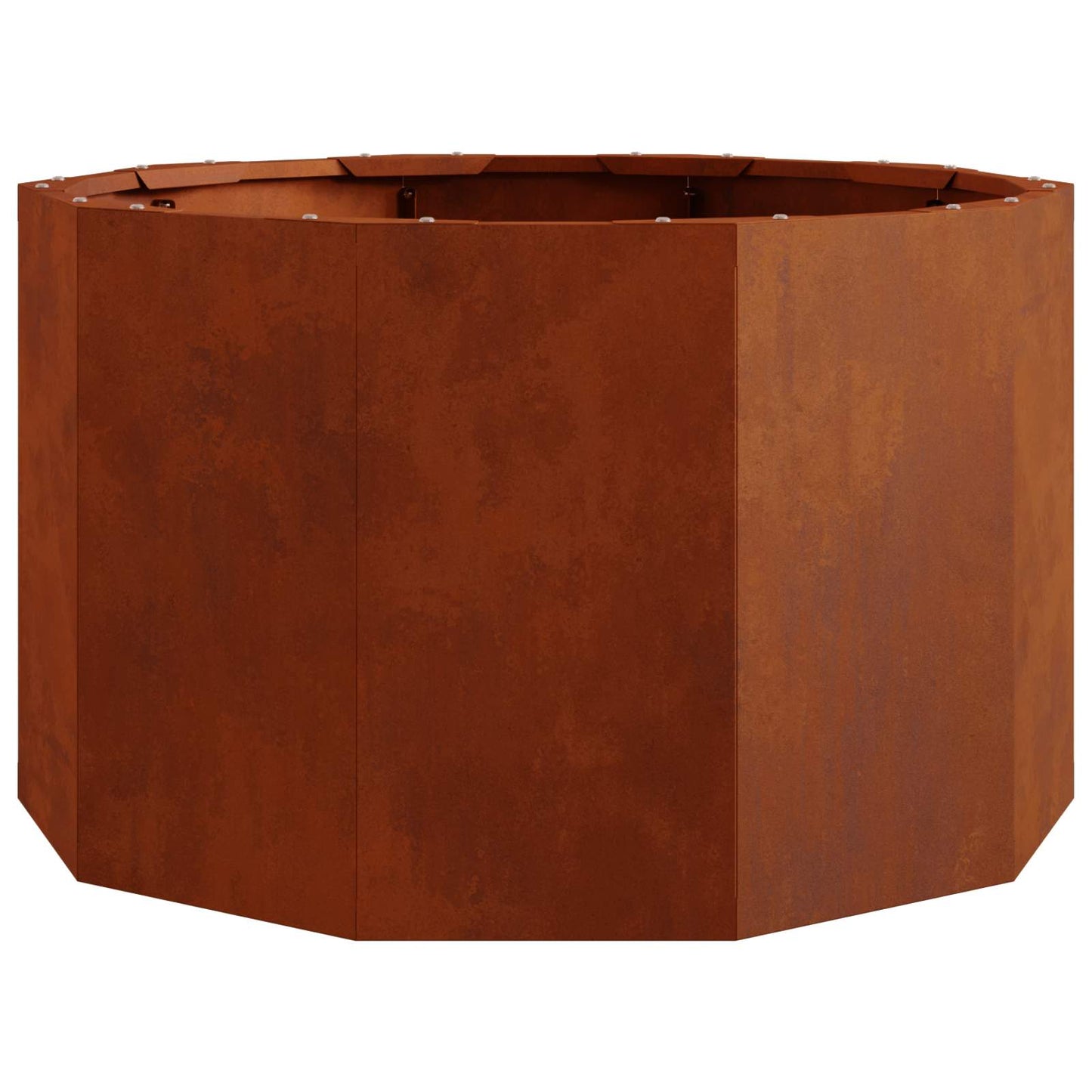 vidaXL Planter Rusty 60 x 60 x 35 cm Weathering Steel 6