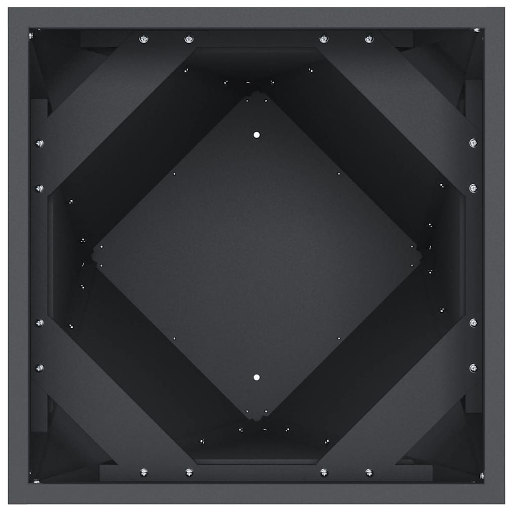 vidaXL Planter Anthracite 40 x 40 x 75 cm Steel 6
