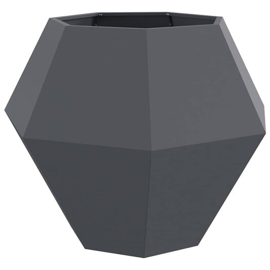vidaXL Planter Anthracite 100 x 100 x 80 cm Steel 2