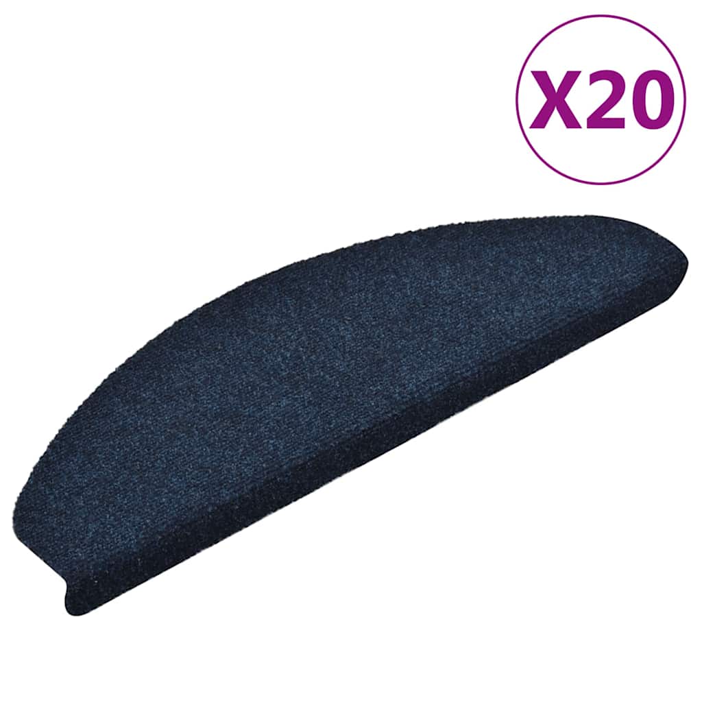 vidaXL Stair Mats Self-adhesive 65x21x4 cm Width 65 cm 20 pcs