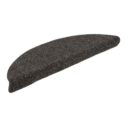 Stair Mats Self-adhesive 56x17x3 cm Half Round Width 56 cm 20 Anthracite