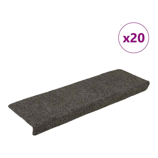 Stair Mats Self-adhesive 65x21x4 cm 20 Anthracite