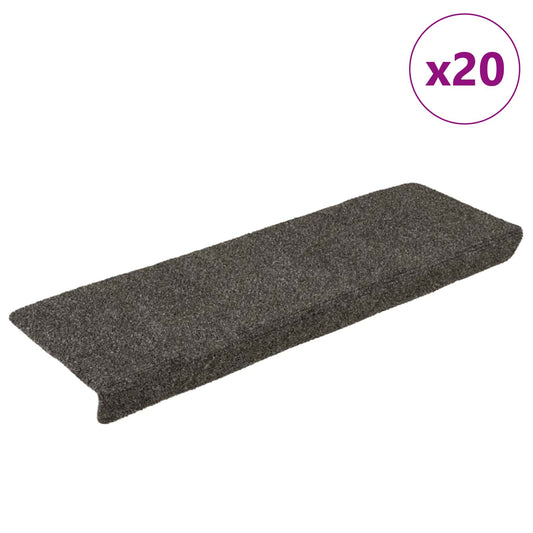 Stair Mats Self-adhesive 65x21x4 cm 20 Anthracite