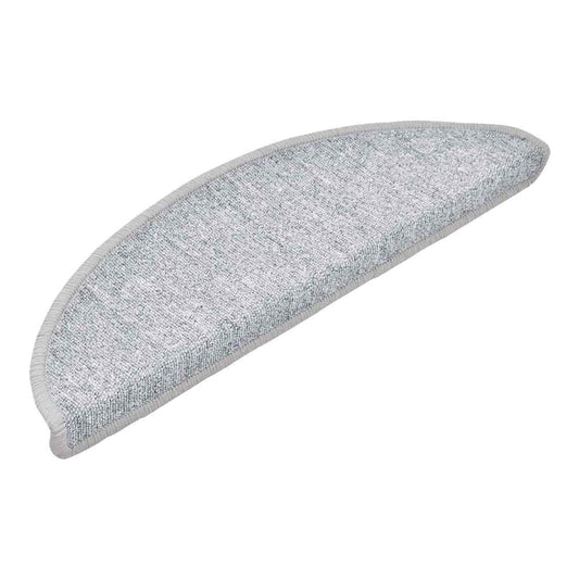 Stair Mats 56x17x3 cm Half Round Width 56 cm 20 Light grey