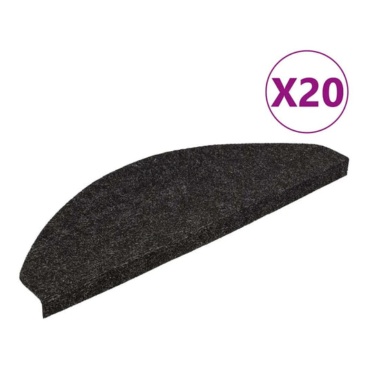 Stair Mats Self-adhesive 65x22,5x3,5 cm Height 3.5 cm Width 65 cm Depth 22.5 cm Anthracite