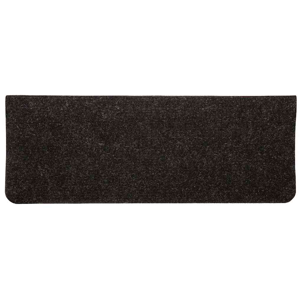 vidaXL Stair Mats Self-adhesive 30 pcs Anthracite 65x24,5x3,5 cm 6