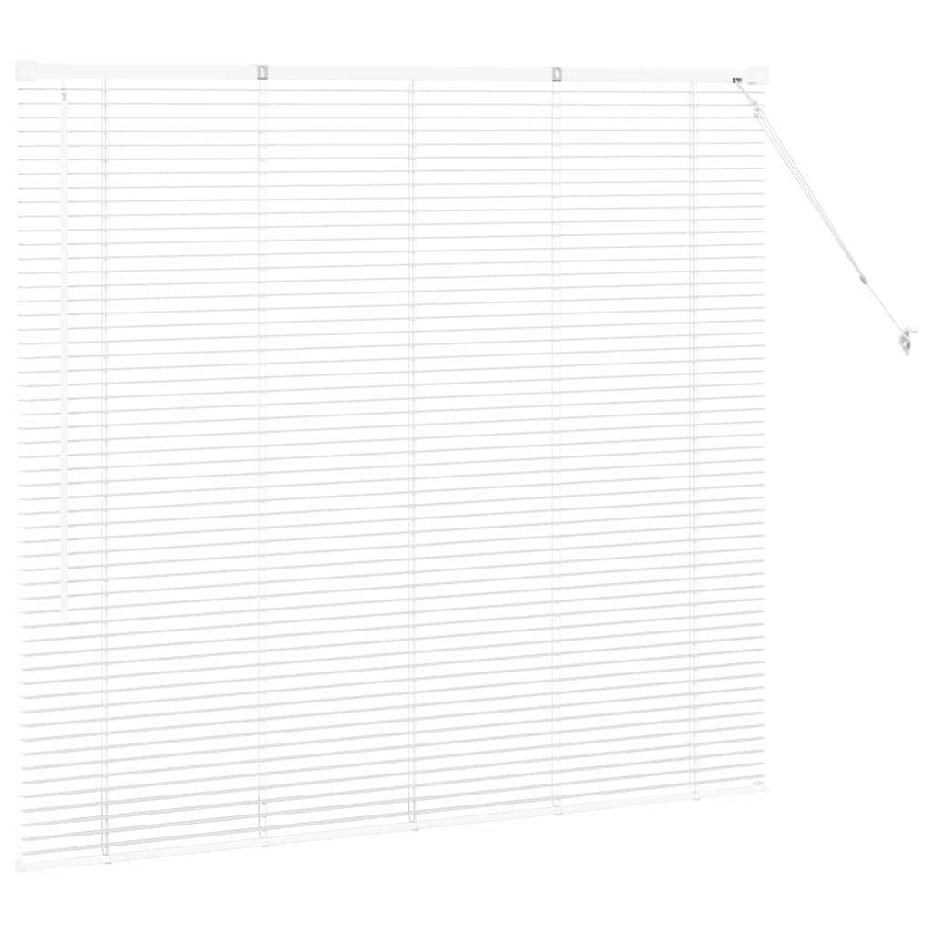 vidaXL Venetian Blinds White 130 x 150 cm Aluminium 6