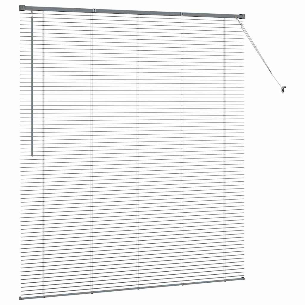 vidaXL Venetian Blinds Dark Grey 175 x 160 cm Aluminium 6