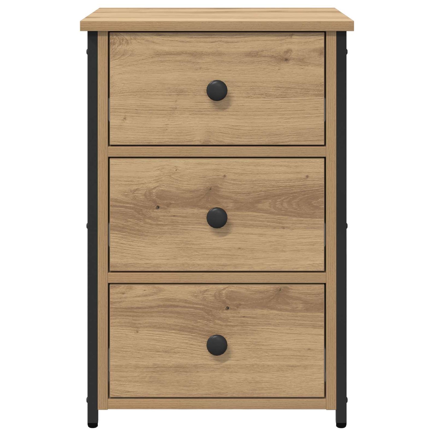 vidaXL Bedside Cabinet Brown 40 x 36 x 60 cm Solid Reclaim Wood 6