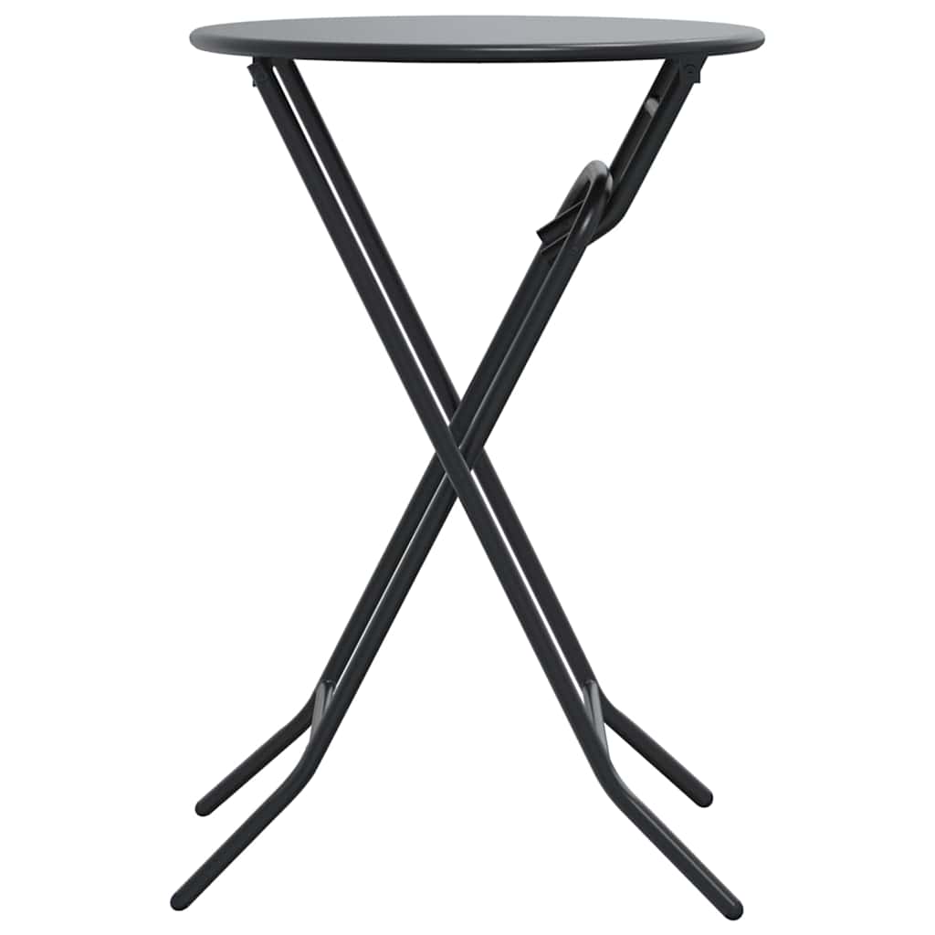 vidaXL Garden Table Anthracite 50 x 50 x 72 cm Metal 6