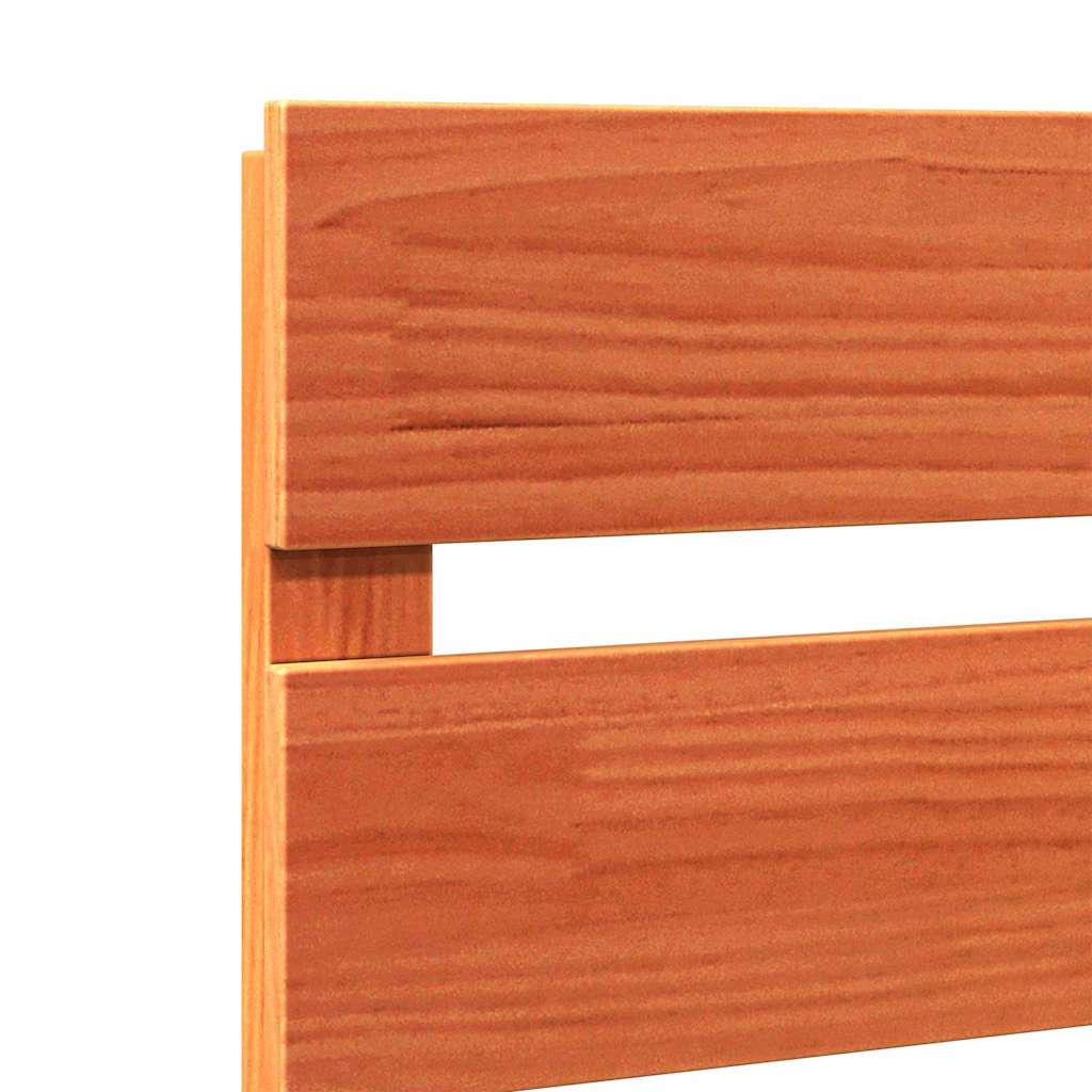 vidaXL Headboard Brown 140.5 x 3 x 80 cm Solid Pine Wood 6