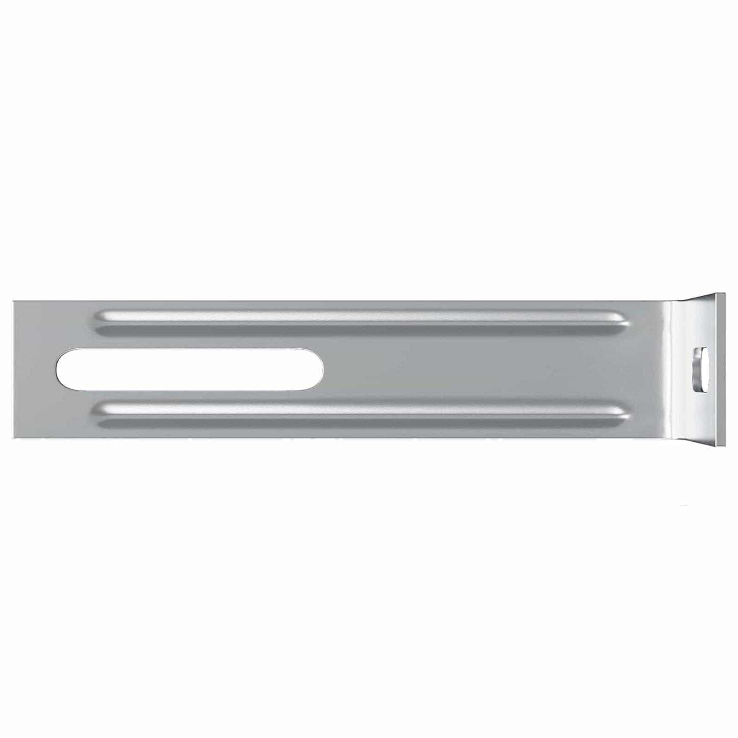 vidaXL Anti Tip Bracket 1268 Silver 74.5 x 15 x 32 mm Iron 6