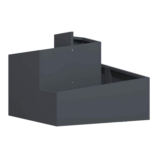 Garden Planter 60 x 60 x 50 cm Cold-rolled Steel Anthracite