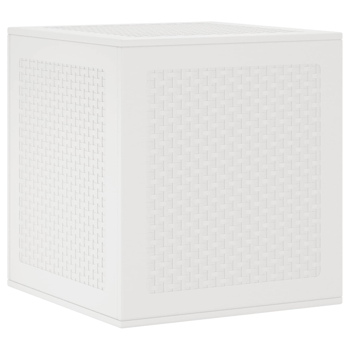 vidaXL Storage Box with Storage White 55 x 53 x 57 cm Polypropylene 6