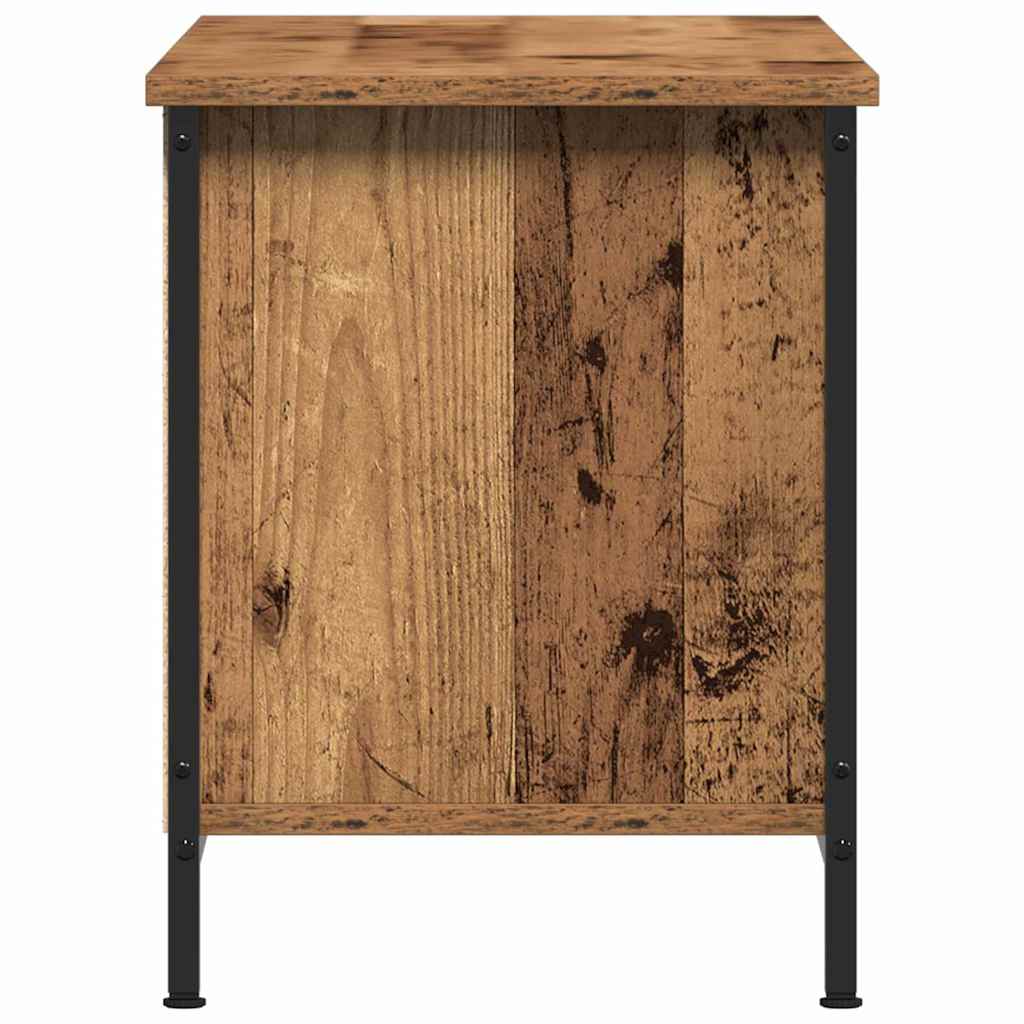 vidaXL TV Cabinet 102 x 35 x 45 cm Old Wood Engineered Wood 6