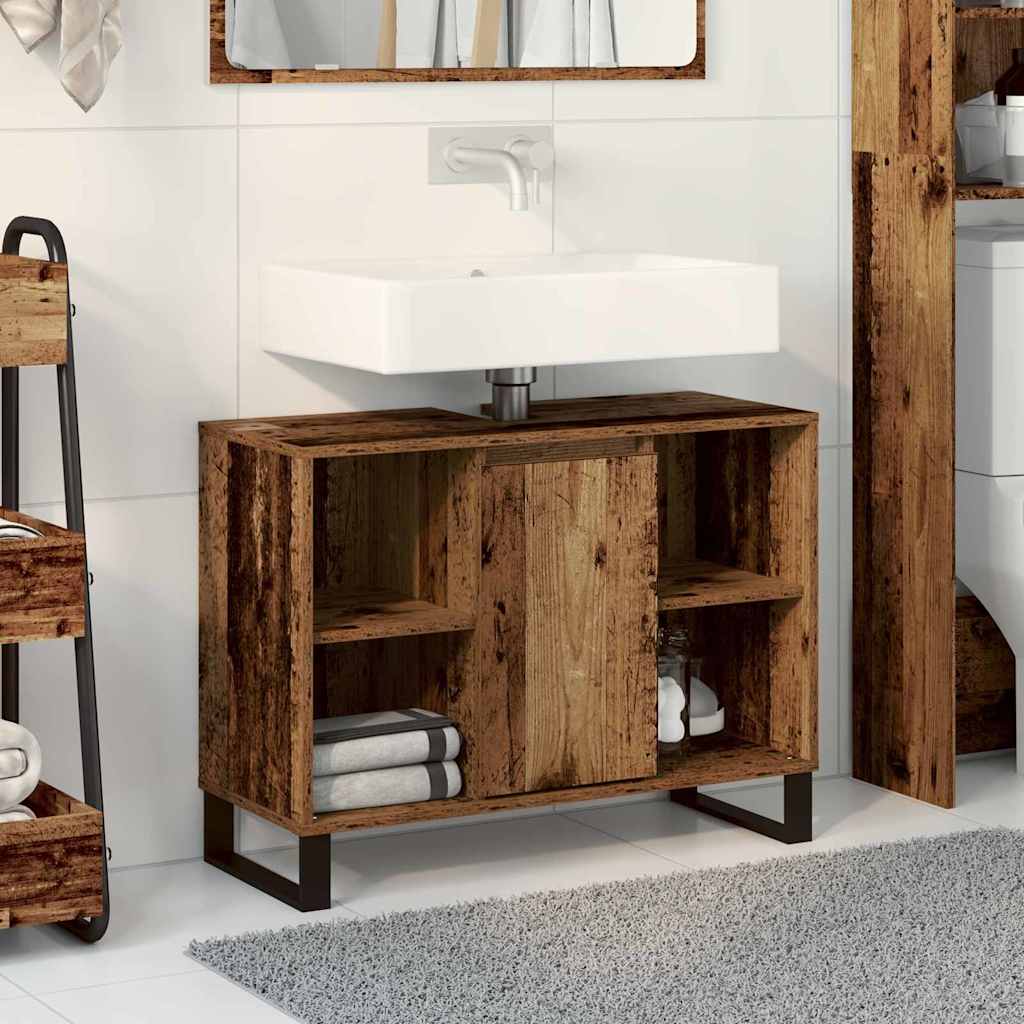 vidaXL Bathroom Cabinet 80x33x60 cm Engineered Wood