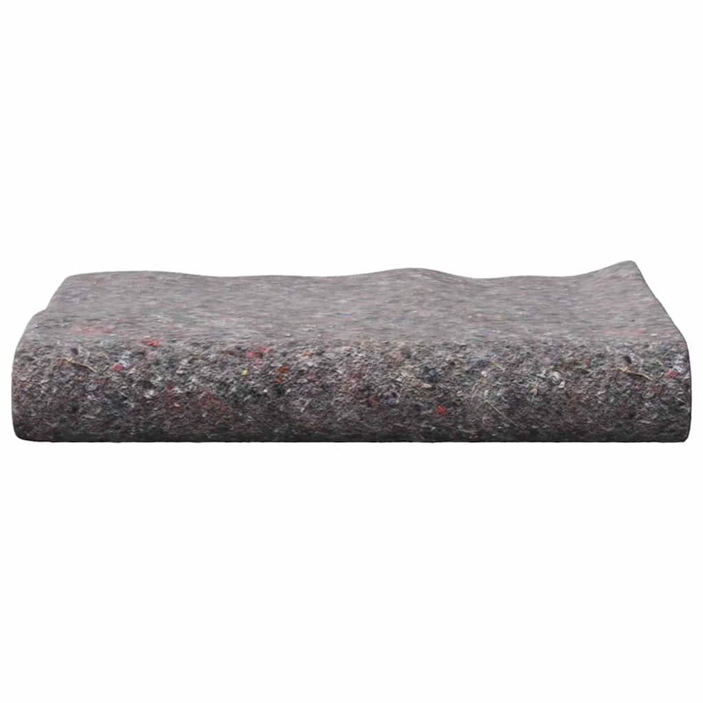 vidaXL Moving Blankets 10 pcs Grey 150 x 200 cm Fabric 6