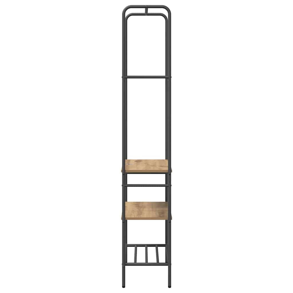 vidaXL Clothes Rack Artisan Oak 60 x 30 x 171 cm Engineered Wood 6