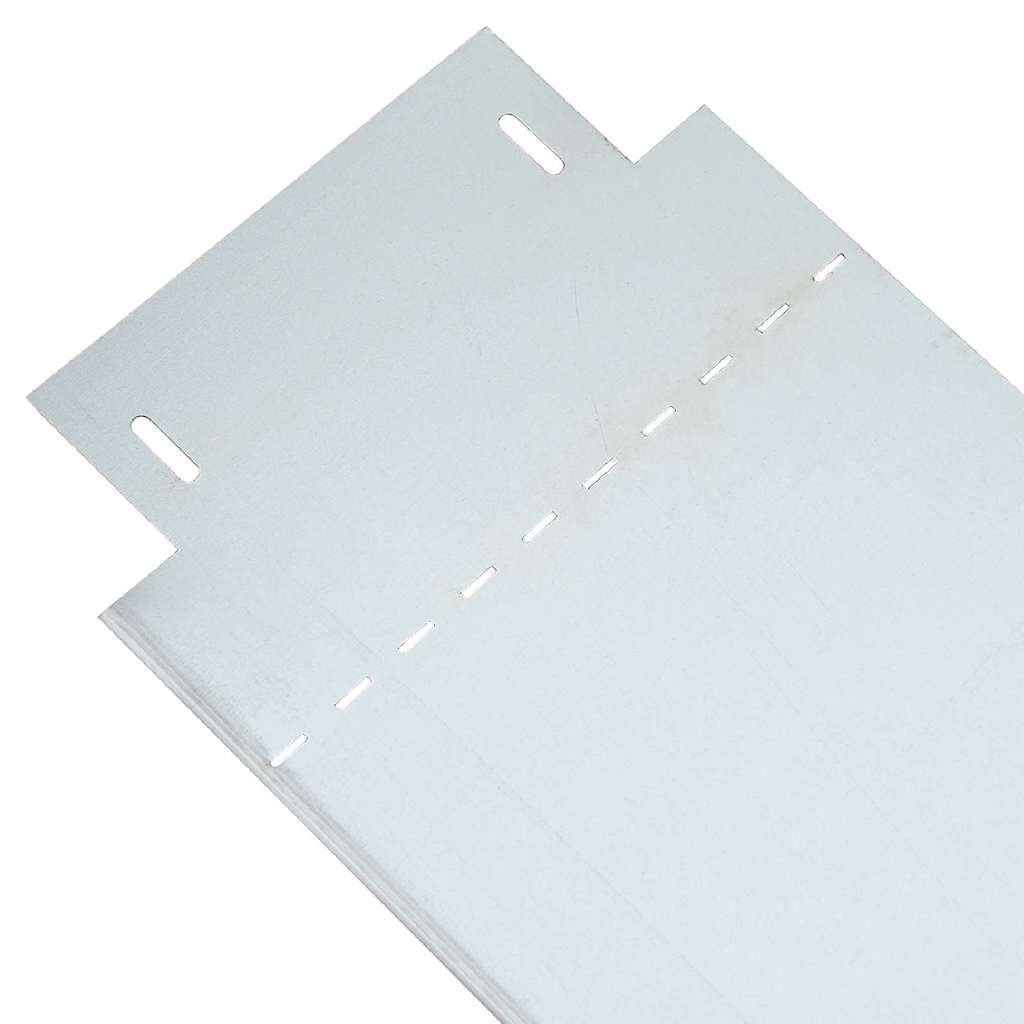vidaXL Lawn Edgings 10 pcs 100 x 25 x 0.07 cm Galvanised Steel Silver 6