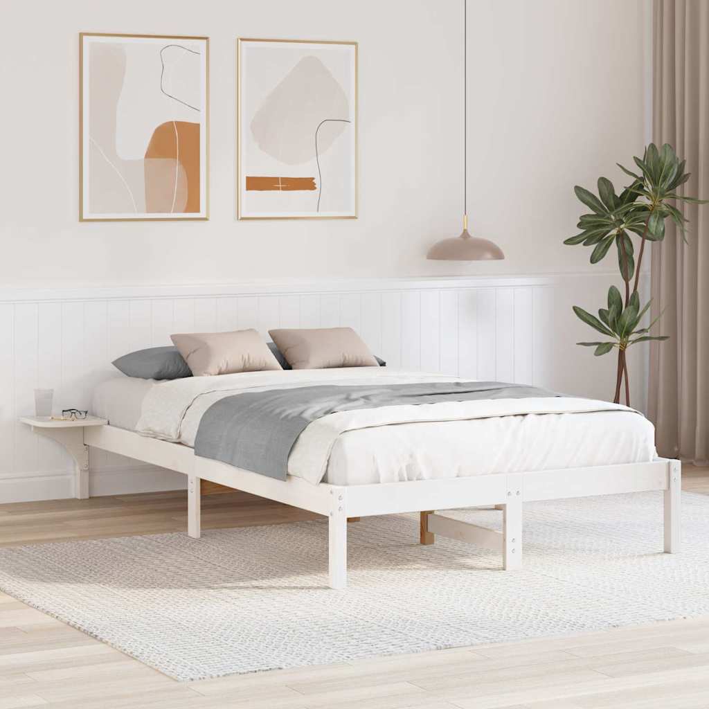 vidaXL Bed Frame Solid Pine Wood Length 190 cm