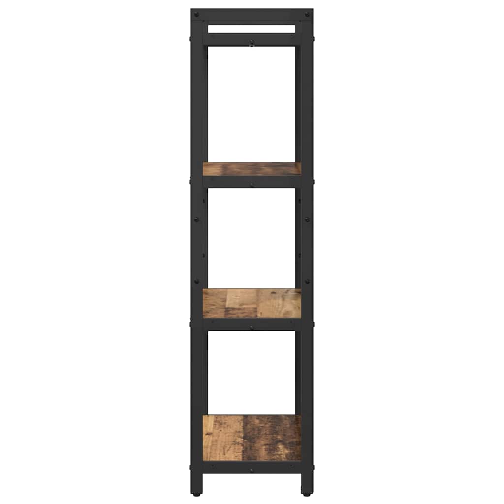 vidaXL Bookshelf 60 x 30 x 120 cm Engineered Wood Old wood 6