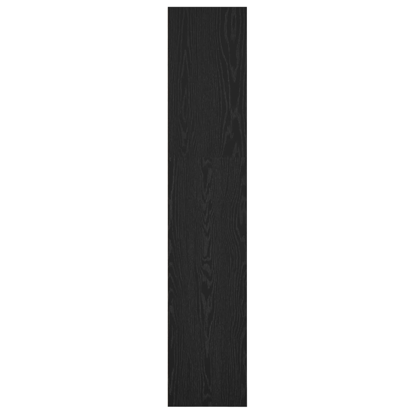 vidaXL Bookshelf 4-Tier 40 x 30 x 152 cm Engineered Wood Black Oak 6