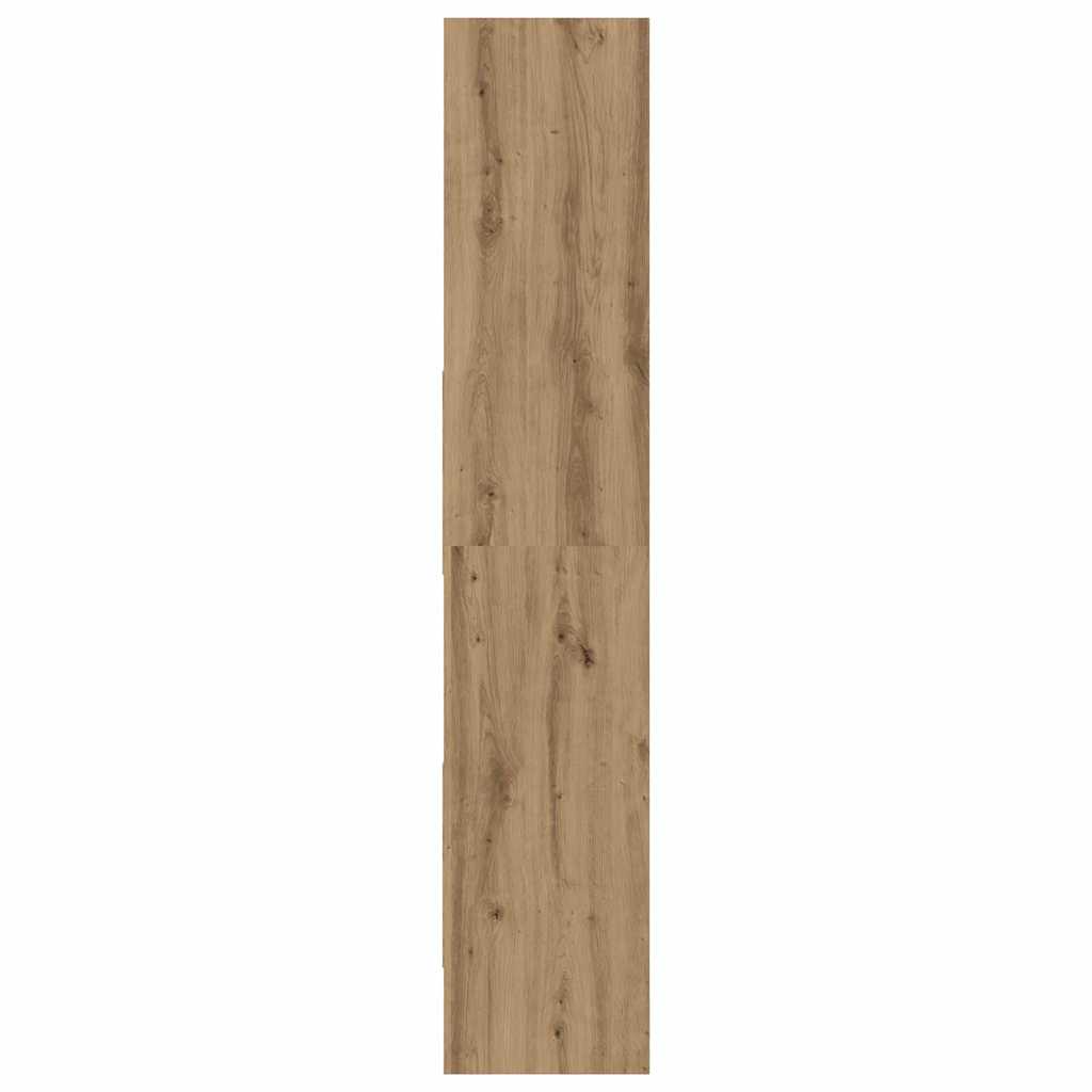 vidaXL Book Cabinet 5-Tier 60 x 35 x 180 cm Engineered Wood 6