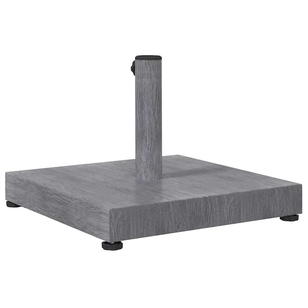 vidaXL Parasol Base Dark Grey Wood look 45 x 45 x 31.5 cm 6