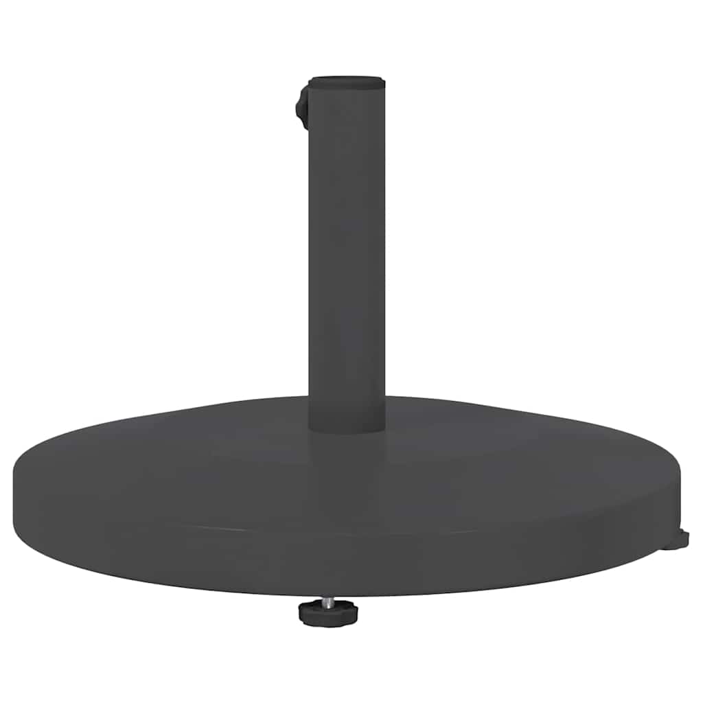 vidaXL Parasol Base 24.6 kg Dark Grey Round 6