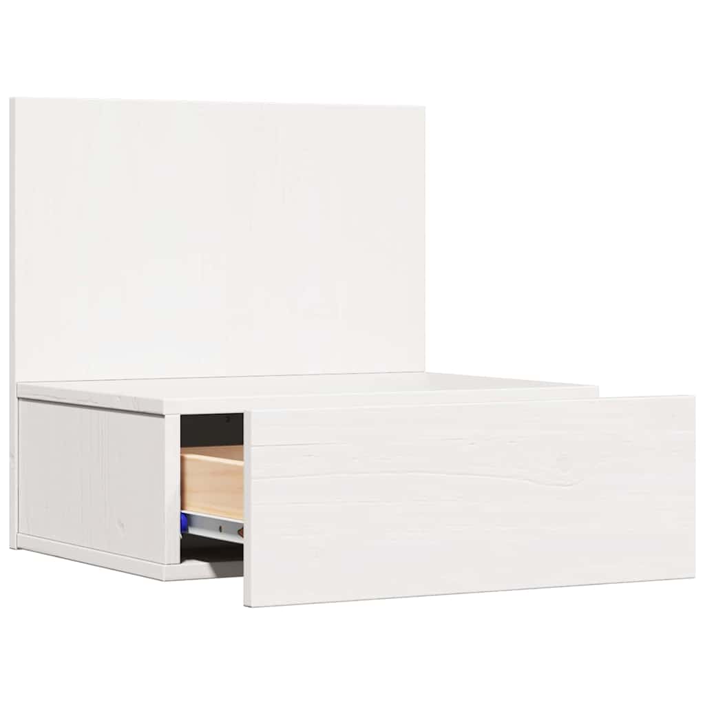 vidaXL Bedside Table 2 pcs White 42 x 32.5 x 40 cm Solid pine wood 6