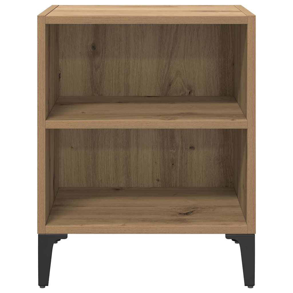 vidaXL Bedside Cabinet 2 pcs Artisan Oak 40 x 30 x 50 cm 6