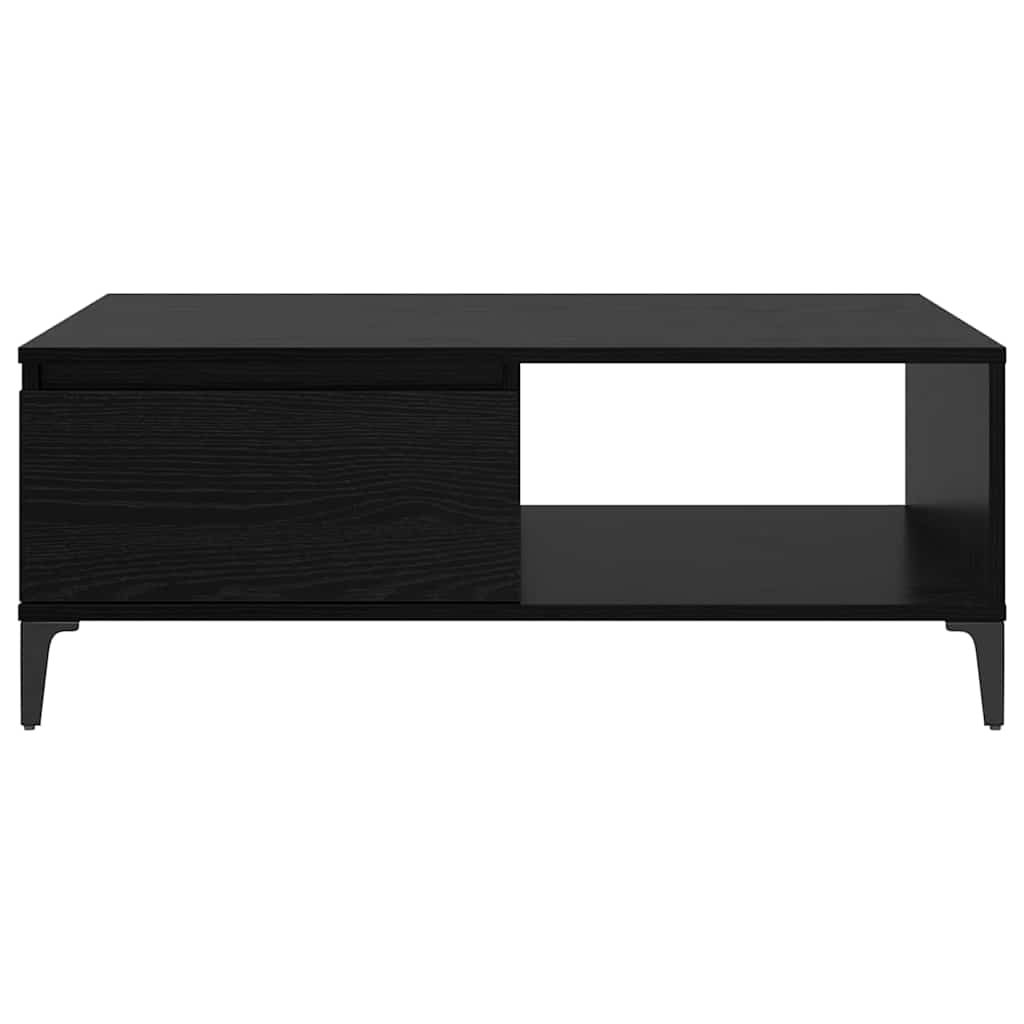vidaXL Coffee Table Black oak 90 x 60 x 35 cm Engineered Wood 6
