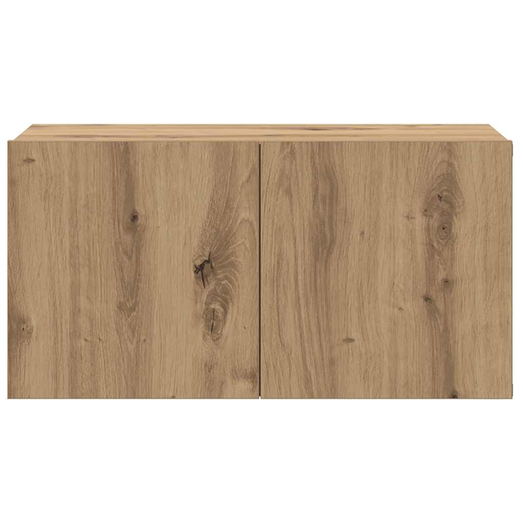 vidaXL TV Cabinet Set 2 pcs Brown Engineered Wood 6