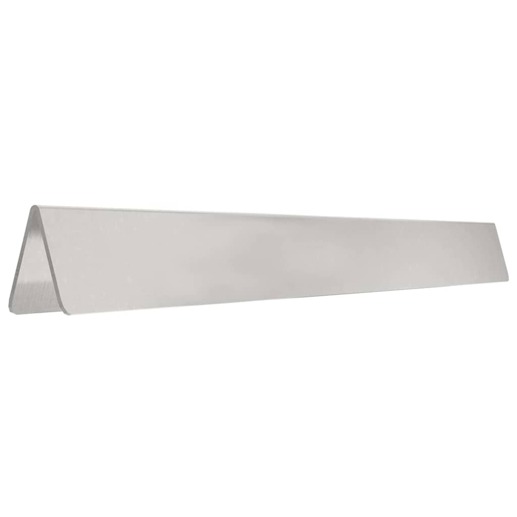 vidaXL Lawn Edging 450 x 20 cm Stainless Steel Silver 6
