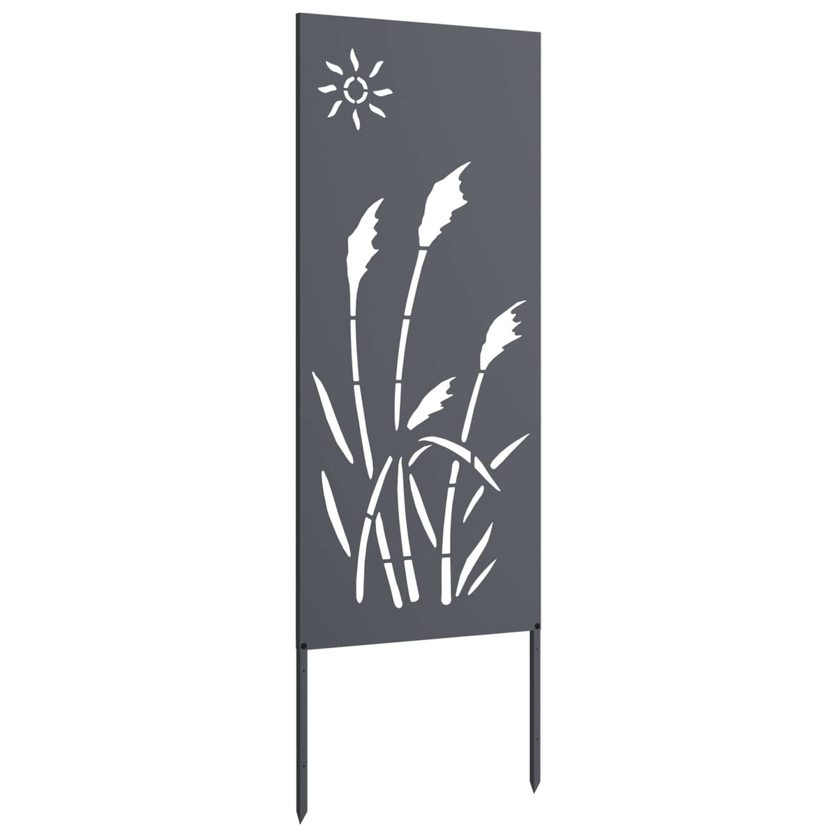 Garden Privacy Screen Anthracite Cold-rolled Steel