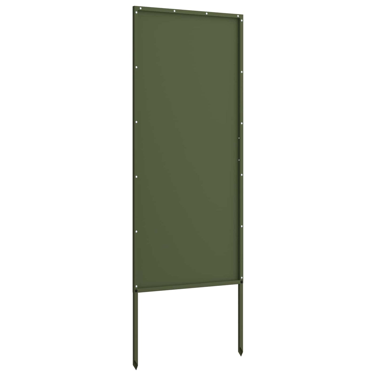 vidaXL Garden Privacy Screen Olive green 50 x 140 cm Cold-rolled steel 6