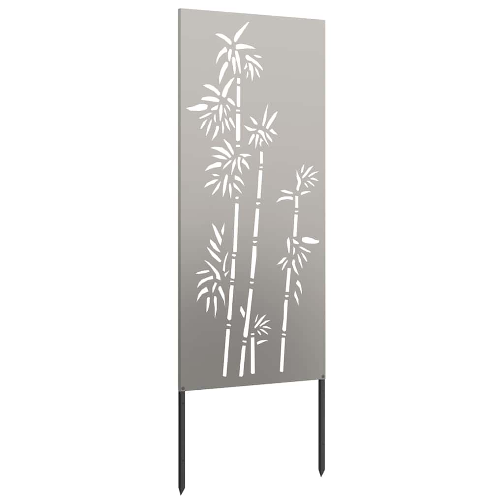 vidaXL Garden Privacy Screen Floral Rusty 50 x 140 cm Weathering Steel 6