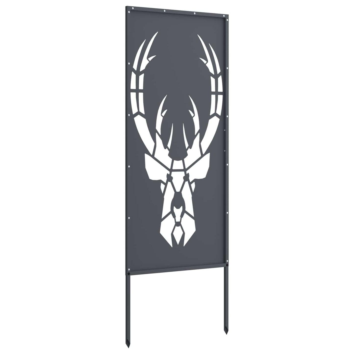 vidaXL Garden Privacy Screen Anthracite 50 x 140 cm Cold-rolled steel 6