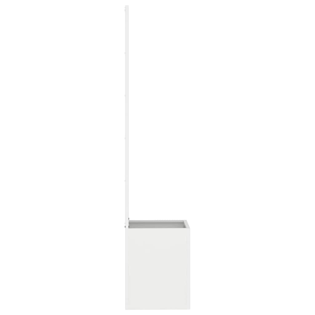 vidaXL Garden Privacy Screen White 32 x 32 x 150 cm Cold-rolled steel 6