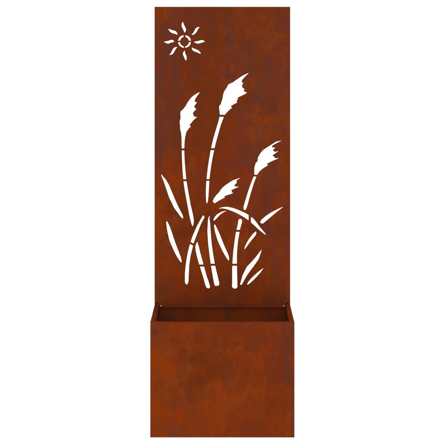 vidaXL Garden Privacy Screen Rusty 50 x 32 x 150 cm Weathering steel 6