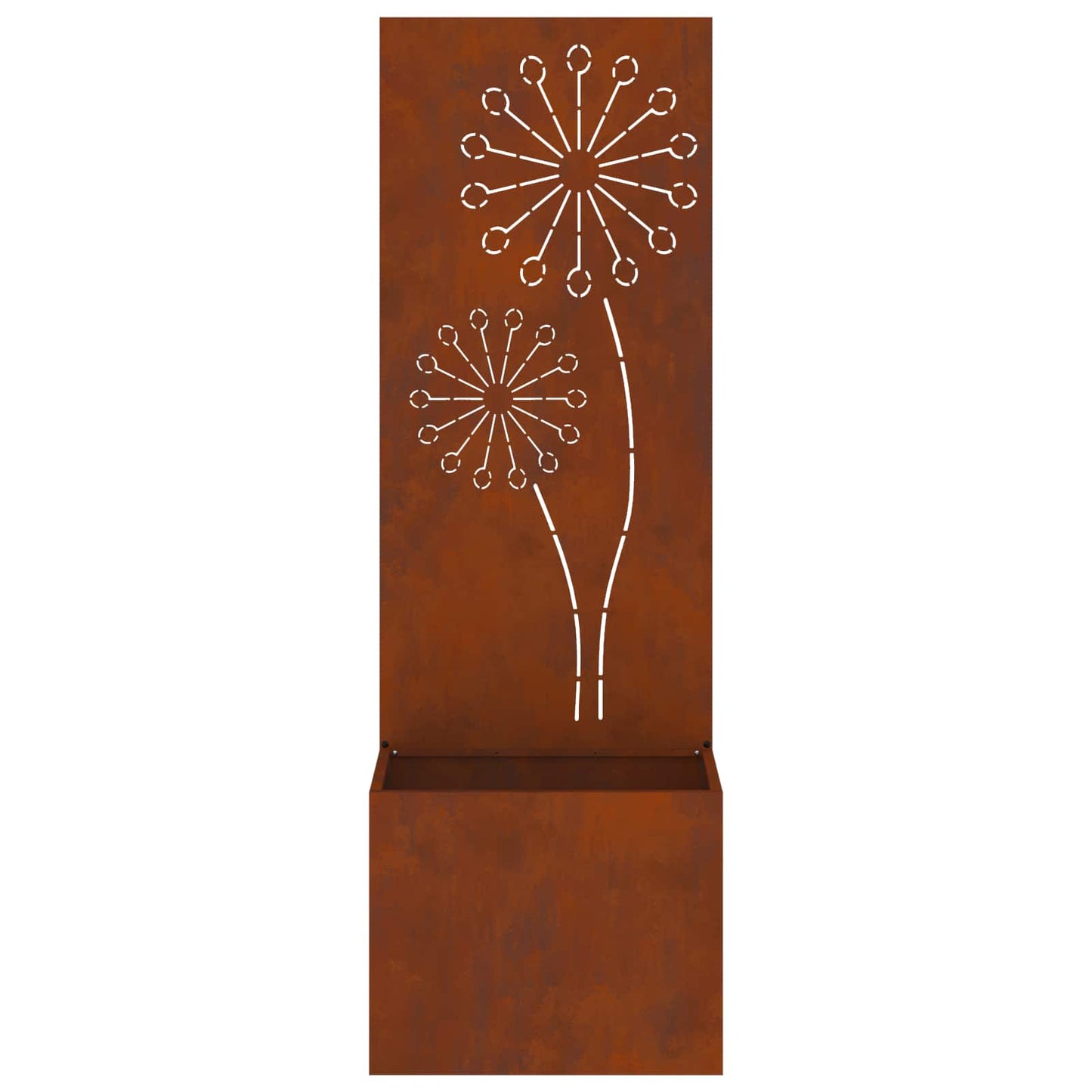 vidaXL Garden Privacy Screen Rusty 50 x 32 x 150 cm Weathering steel 6