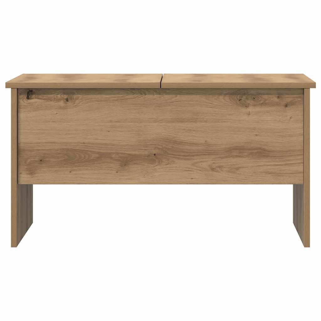 vidaXL Coffee Table Artisan Oak 102 x 50.5 x 46.5 cm Engineered Wood 6