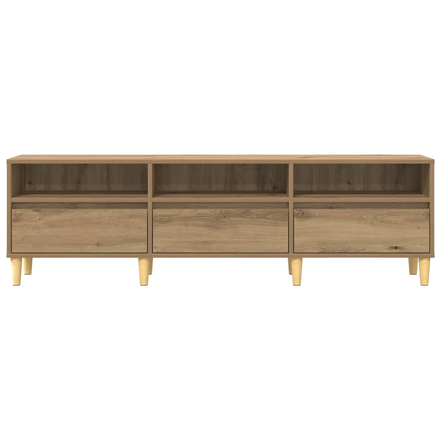 vidaXL TV Cabinet 150 x 30 x 45 cm Artisan Oak Engineered Wood 6
