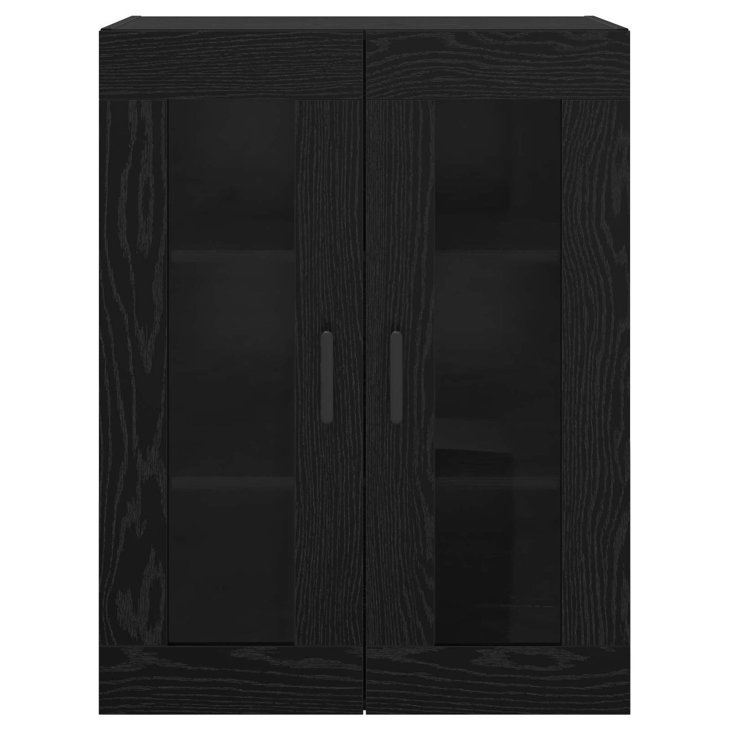 vidaXL Sideboard Black Oak 69.5 x 34 x 90 cm Engineered Wood 6